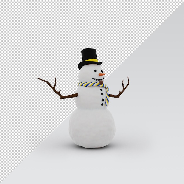 snowman isolated