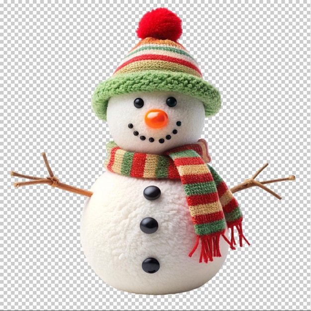 snowman on transparent