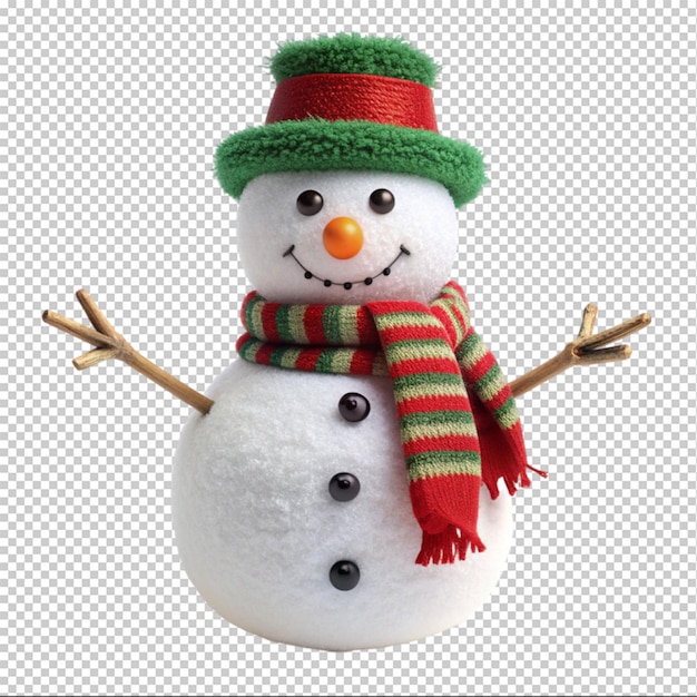 snowman on transparent