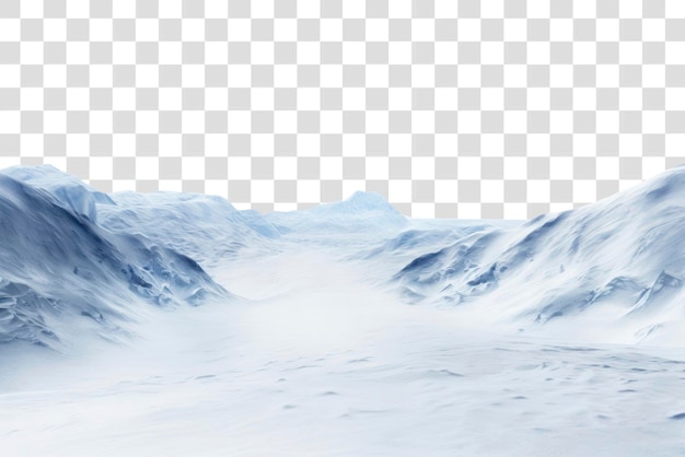 PSD snowy mountains under clear sky