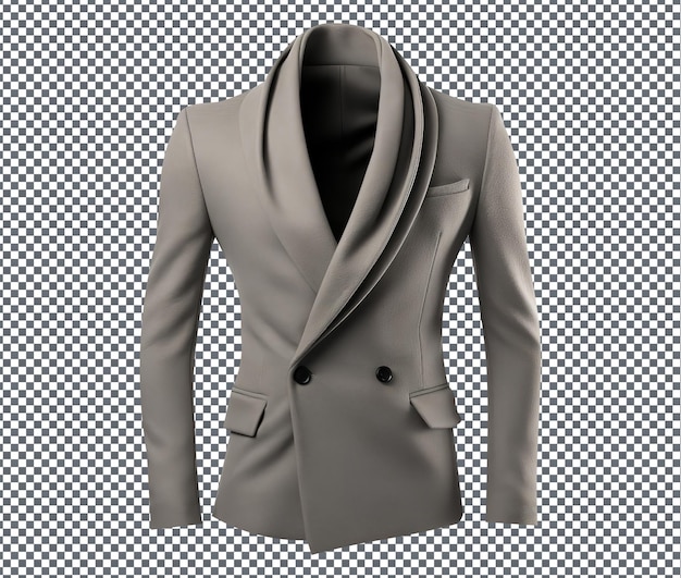 So beautiful Shawl Collar Blazer isolated on transparent background