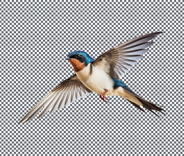 So beautiful Swallow isolated on transparent background