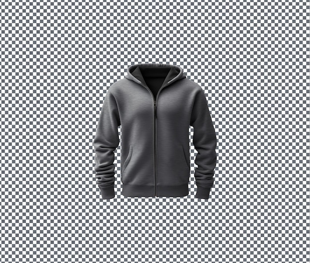 So beautiful Zip Up Sweater isolated on transparent background