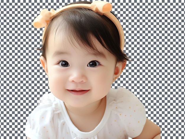 So Cute Baby Mei Qing Choi isolated on transparent background