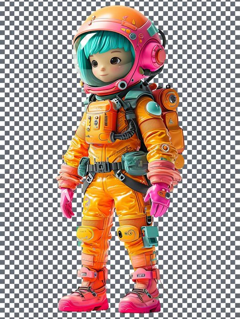 So Cute Galactic Space Smuggler character isolated on transparent background