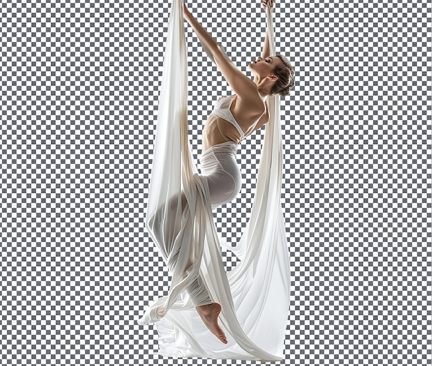 So Pretty Acrobatic Aerial Silks Manual isolated on transparent background