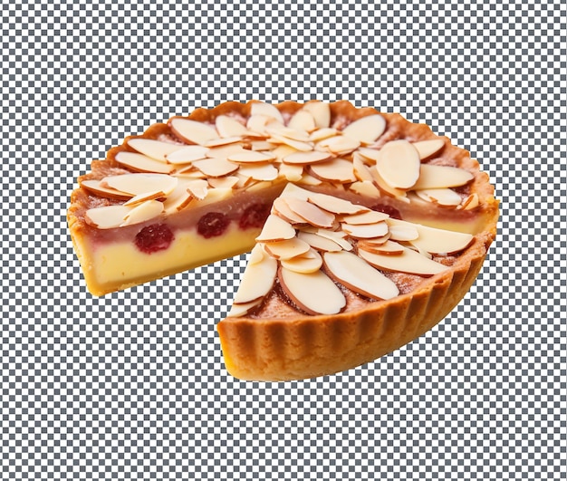 So sweet British pastry isolated on transparent background