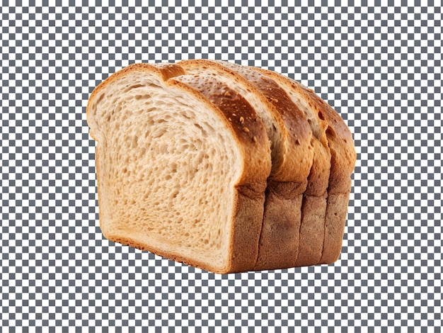 So Yummy Brown Rice Flour Bread isolated on transparent background