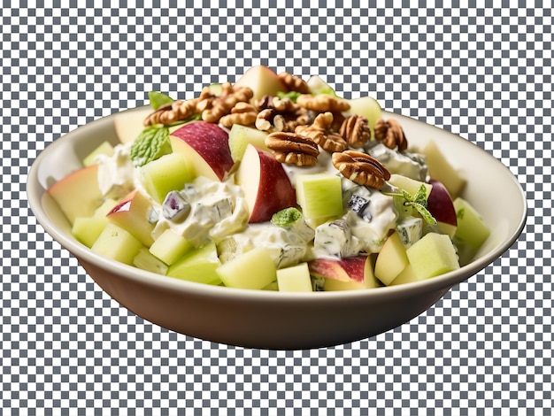 So Yummy Waldorf Salad isolated on transparent background