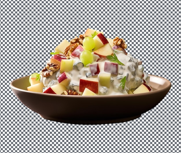 So Yummy Waldorf Salad isolated on transparent background