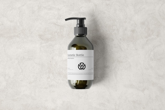 PSD soap dispenser bottle mockup