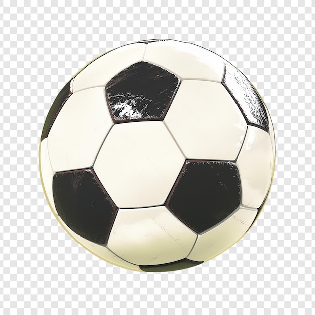 PSD a soccer ball is shown on a transparent background