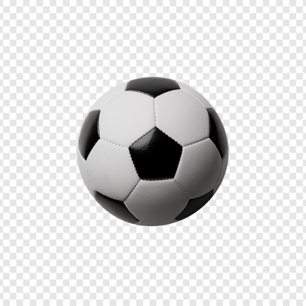 PSD soccer ball on transparent background