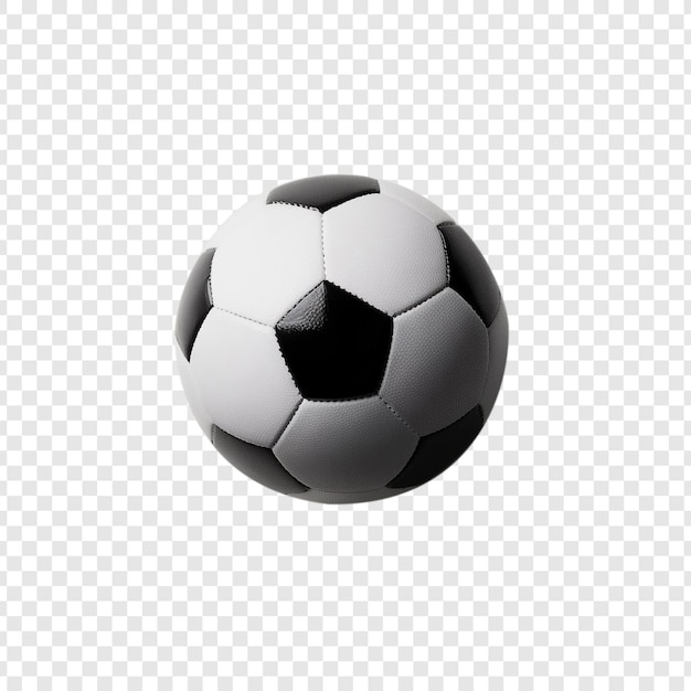 PSD soccer ball on transparent background