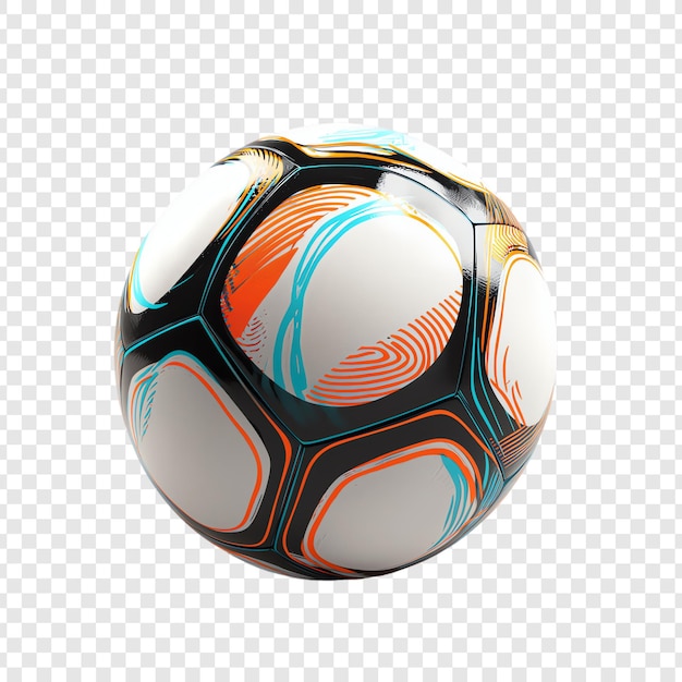 a soccer ball with the number 3 on it