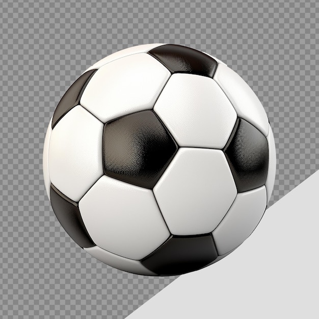 Soccer or football ball png isolated on transparent background