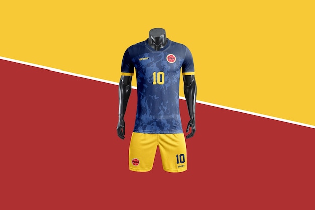 Soccer kit mockup