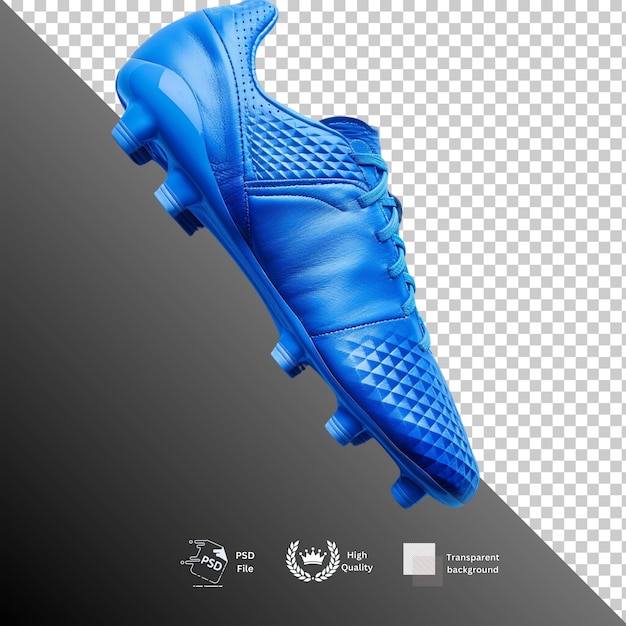 PSD soccer shoes isolated on transparent background