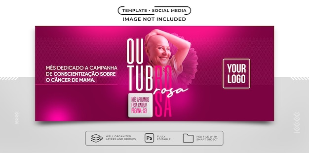 Social media banner breast cancer prevent yourself