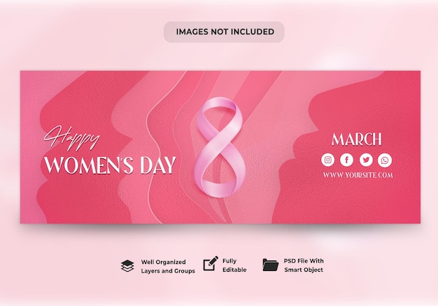 Social media banner instagram international womens day march 8