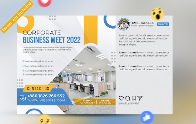 Social Media Corporate Banner Template Design