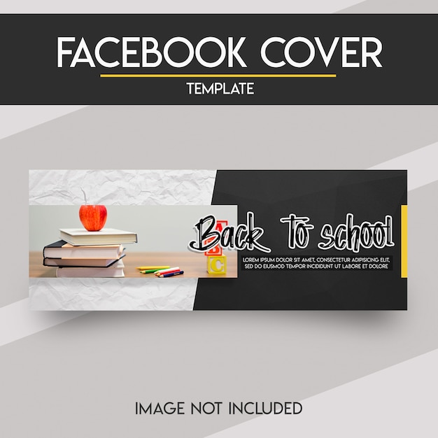 Social media facebook template