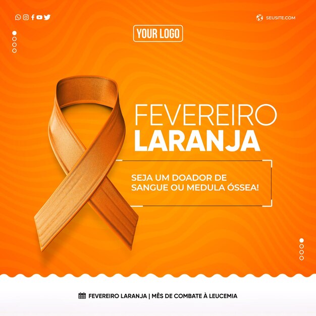 PSD social media feed february orange be a donor