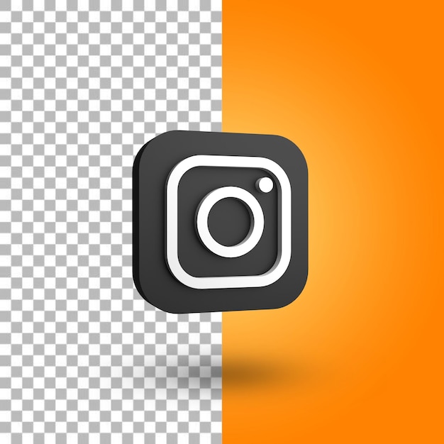 Social Media Icon 3D Rendering