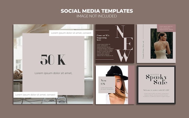 Social Media Marketing Post Templates