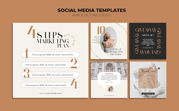 Social Media Marketing Post Templates