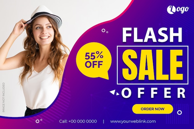 Social Media Post Sale Banner template