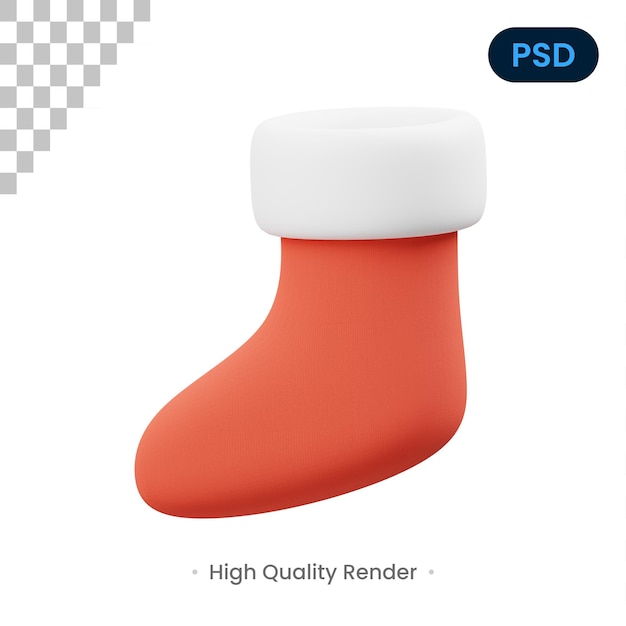 Sock 3D Icon Premium Psd