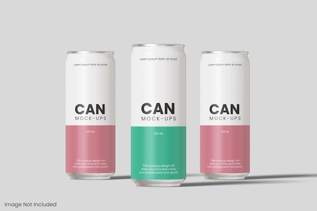 Soda Can Mockup