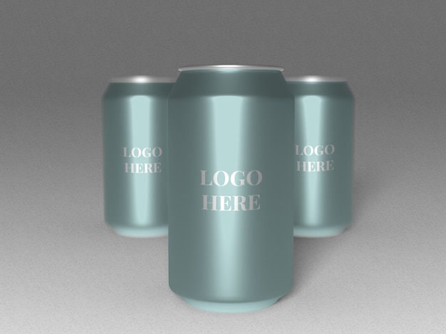 PSD soda can mockup