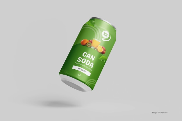 Soda Can Mockup