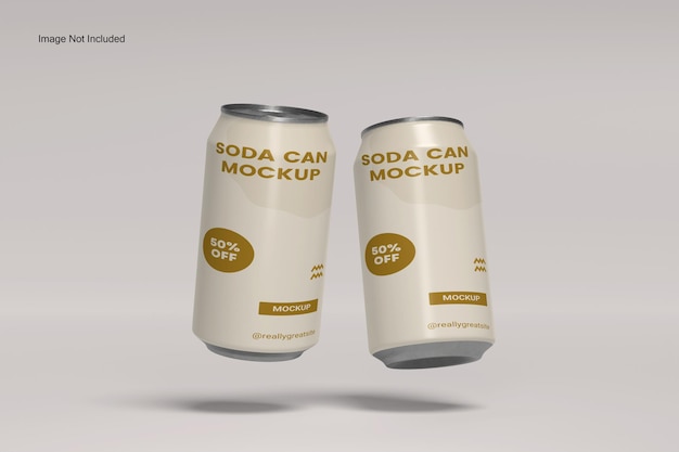 PSD soda can mockup