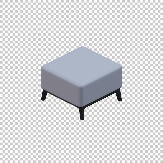 Sofa 3D Render Design Element 01