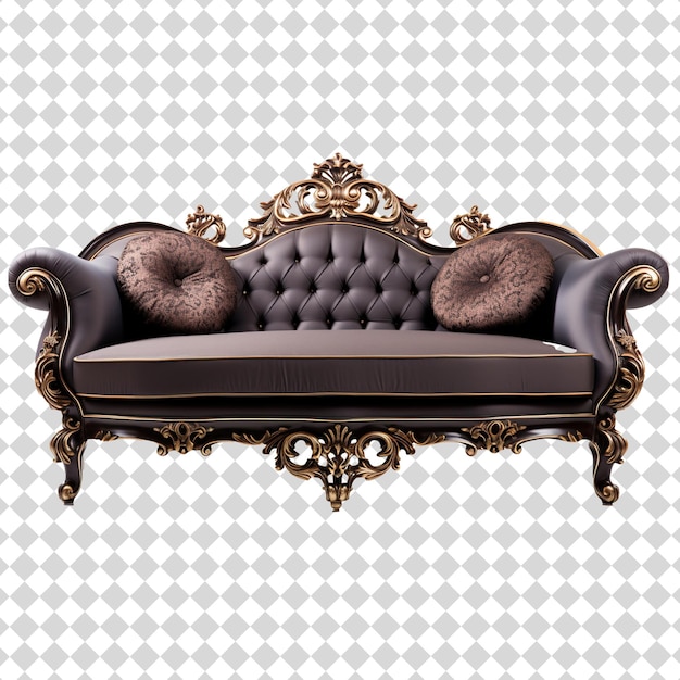 Sofa Isolated on transparent background PNG file format