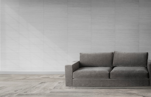 PSD sofa in a modern room