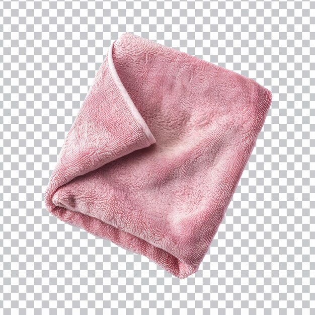 PSD soft terry towel isolated on png