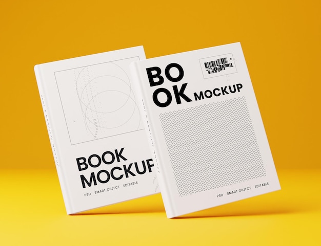 PSD softcover book mockup