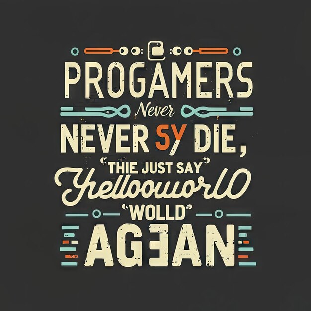 Software Developer T Shirt Design