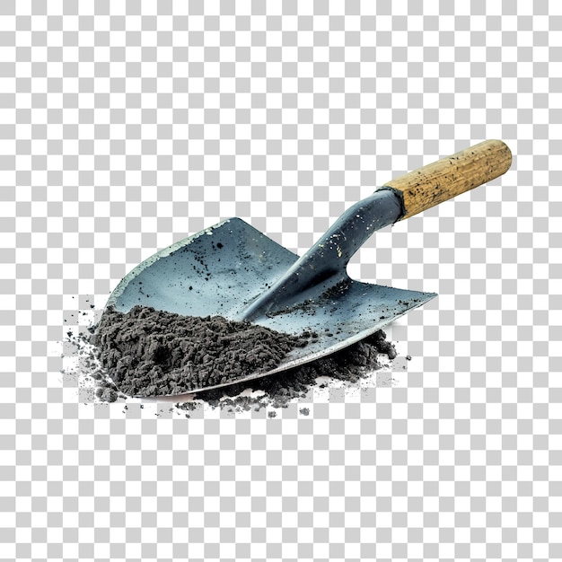 Soil shovel isolated on transparent background PNG