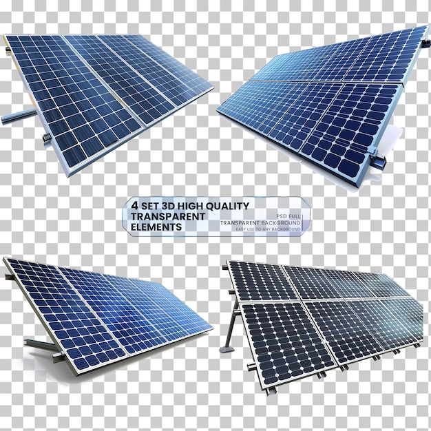 Solar Panel png isolated on transparent background