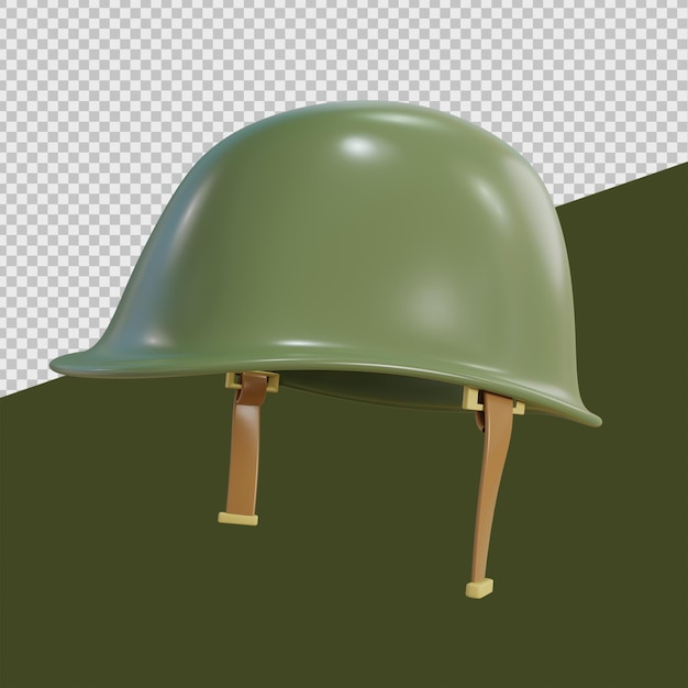 Soldier Helmet 3D Military Illustrations