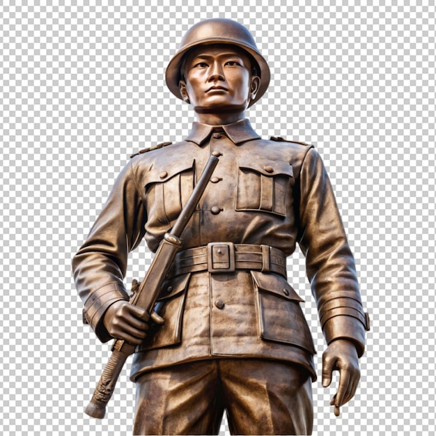 soldier statue in Seoul city Korea