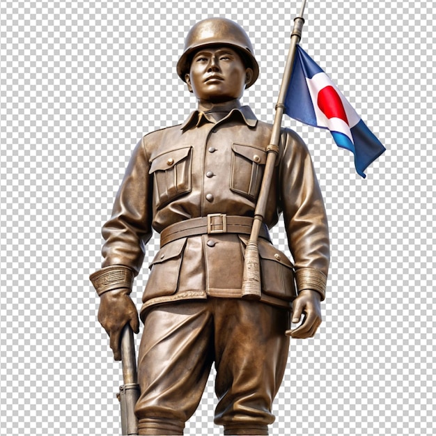 PSD soldier statue in seoul city korea