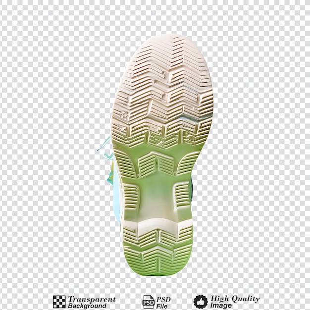 PSD sole isolated on transparent background