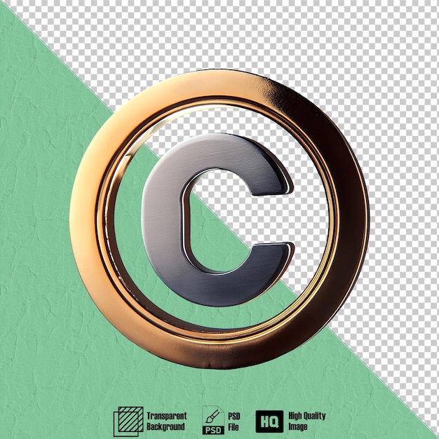 Sound Recording Copyright Symbol Symbol isolated on transpatent background