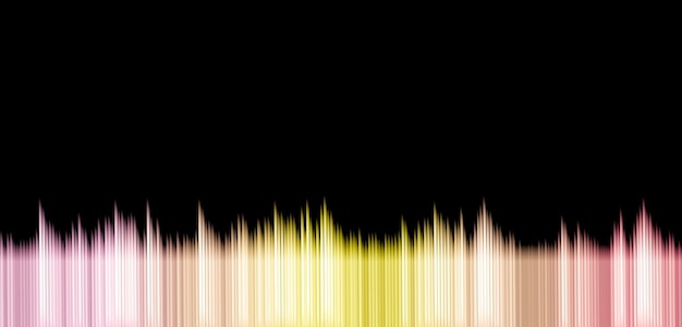 PSD sound wave colorful sound waves for party